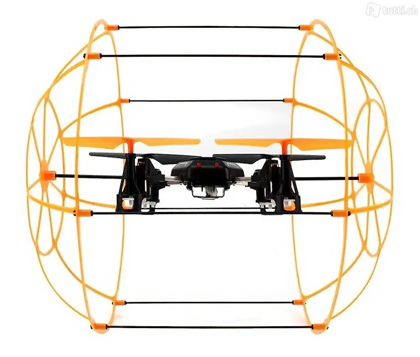  Quadrocopter orange, Climbing-Wall, RTF-Komplettset