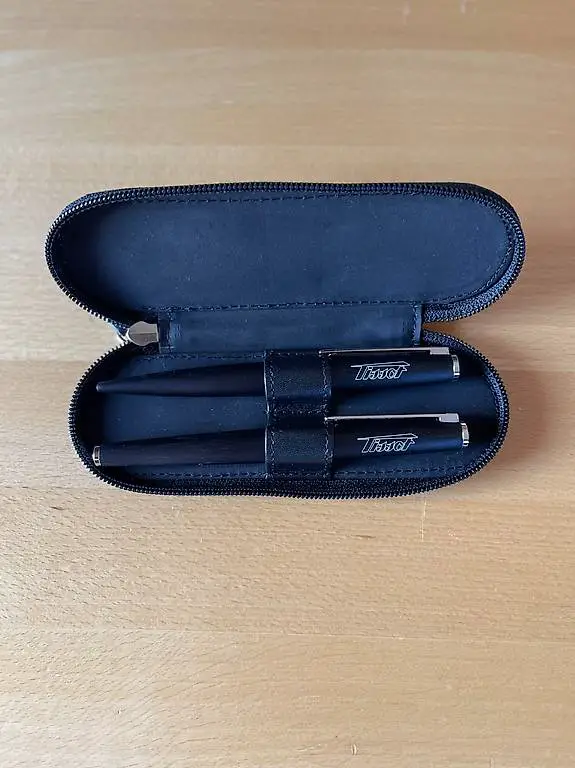 Kugelschreiber und Rollerball Set der Uhrenmarke Tissot