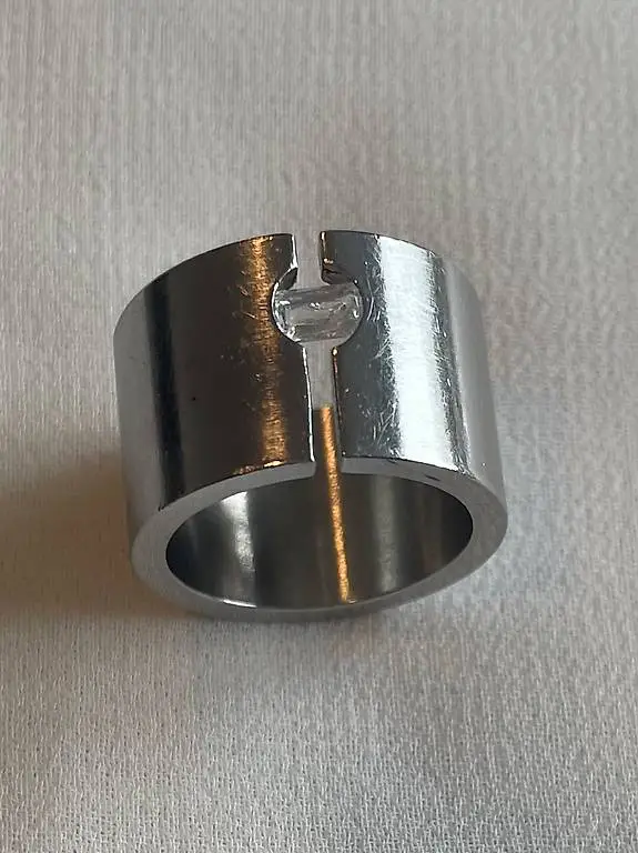 Fingerring Edelstahl Gr. 52