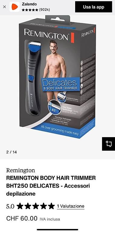 Remington BHT 250 Body Hair Trimer