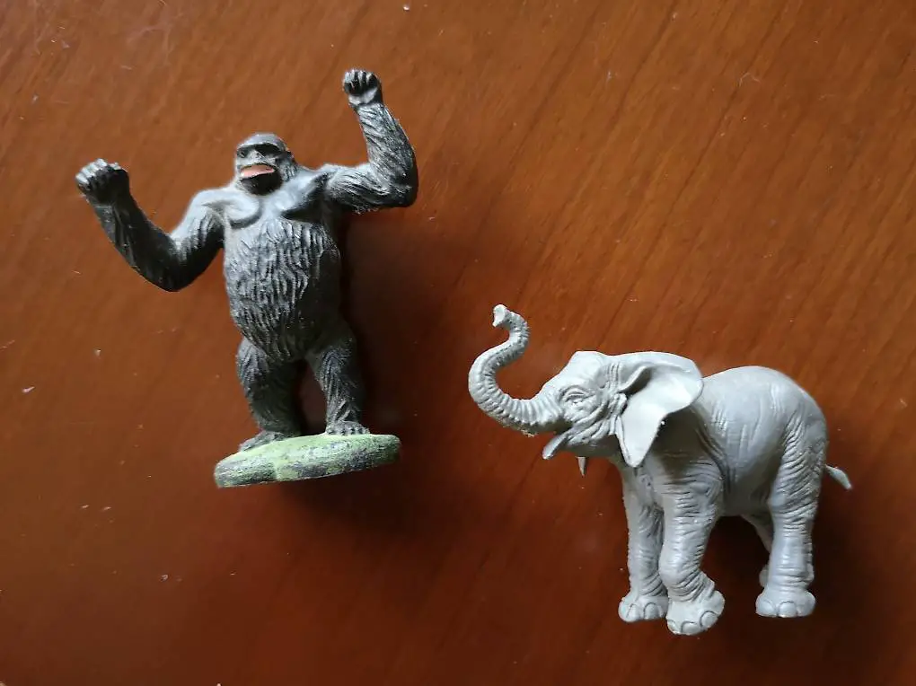 Tierfigur von der Firma Britains, ca 55 Jahre alt