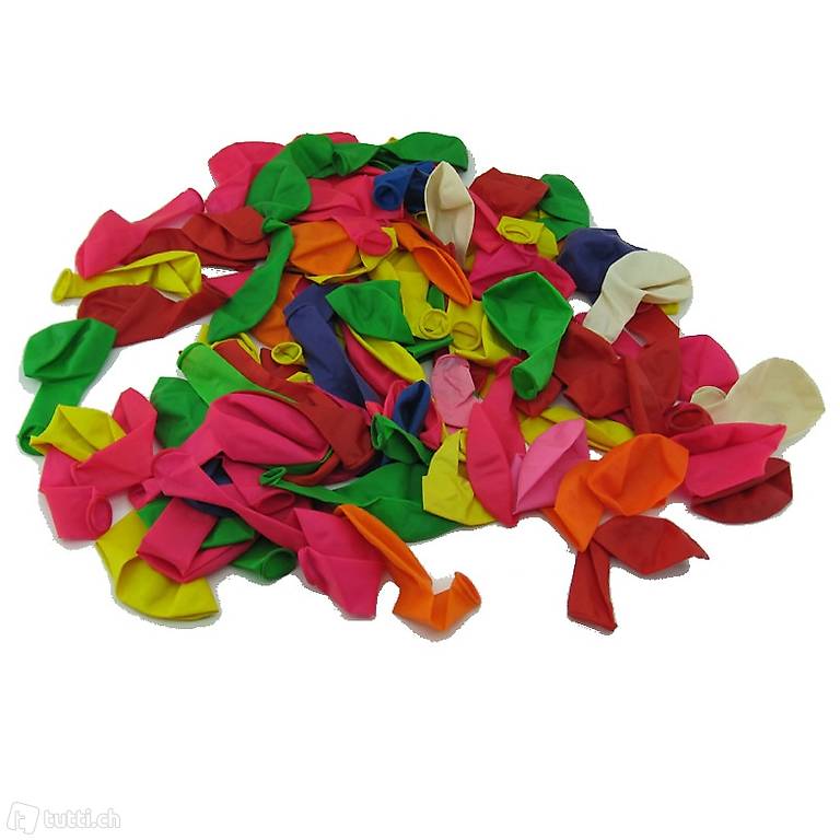  Ballon, 100Stk Luftballon 28cm, bunt Mix