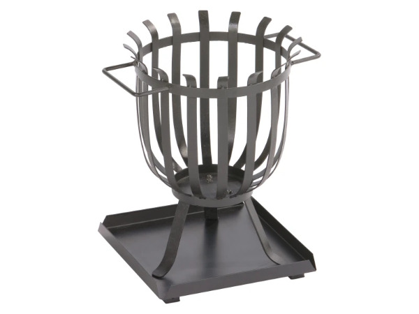 Feuerkorb metall mit Auffangschale neuwertig