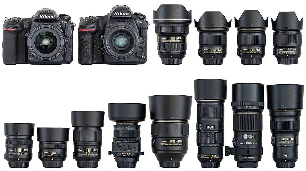 Nikon F-System: D850 / D500 + 12 Objektive