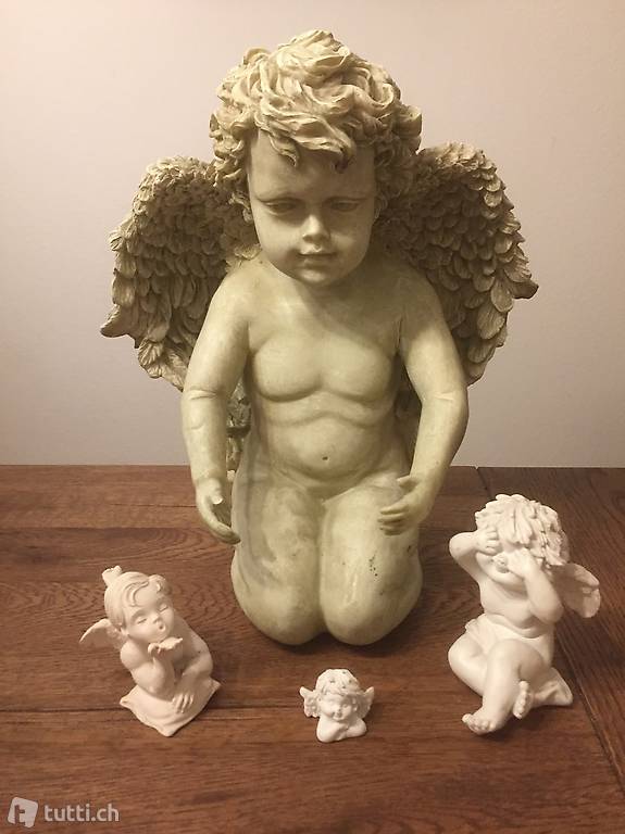 Schönes Grosser Engel mit Kleine Engel