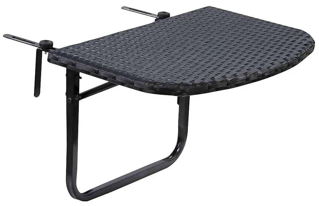 Balkontisch faltbar schwarz