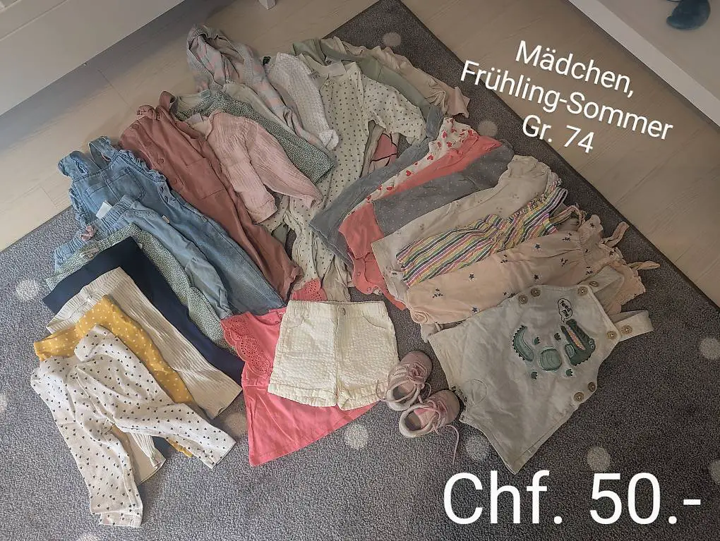 Kleiderpakete Baby Mädchen 68 &74