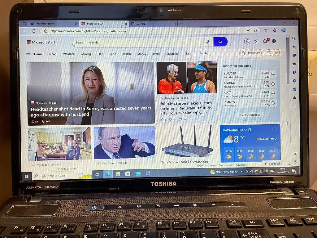 TOSHIBA Satellite A660 15.6 Zoll CPU i5 6gb ram ssd 180gb