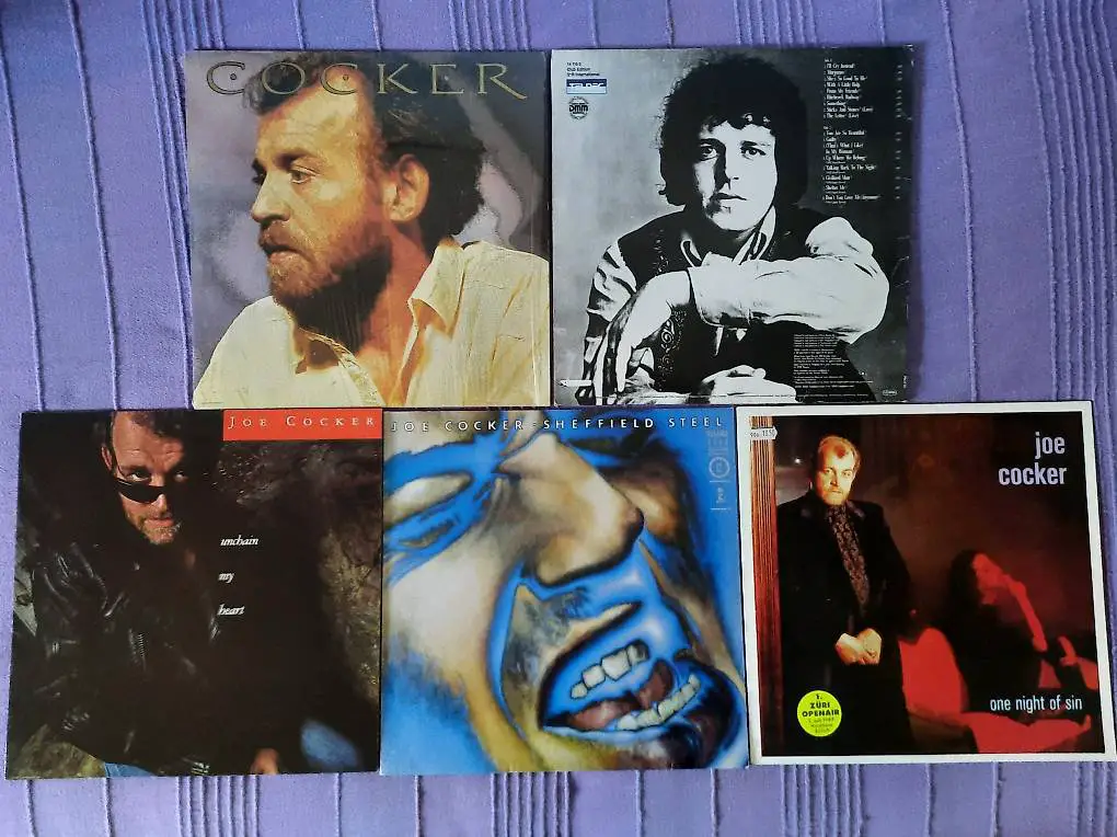Joe Cocker LP + Singles