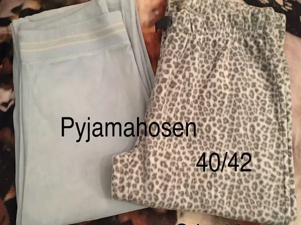 2 paar Pyjamahosen 40/42/L Nici/Fleece