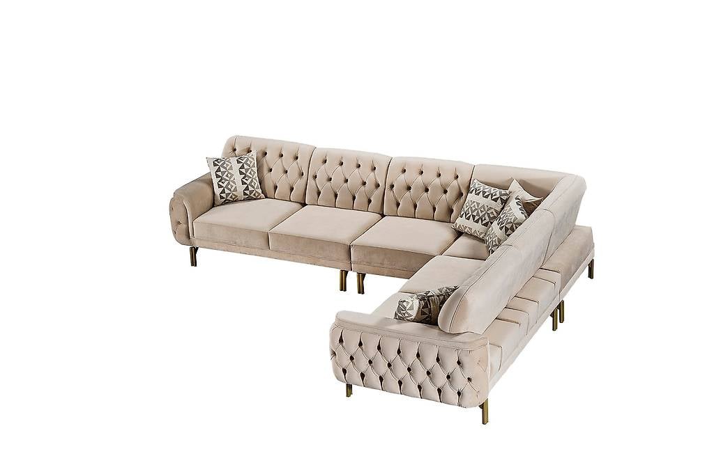 lexus kapitoneli ecksofa