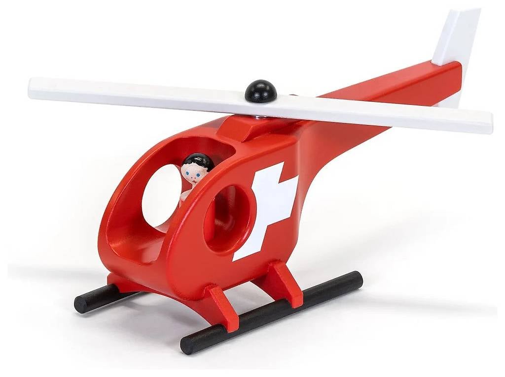 Spielzeug Helikopter Schweizer Handarbeit (KARO Spielwaren)