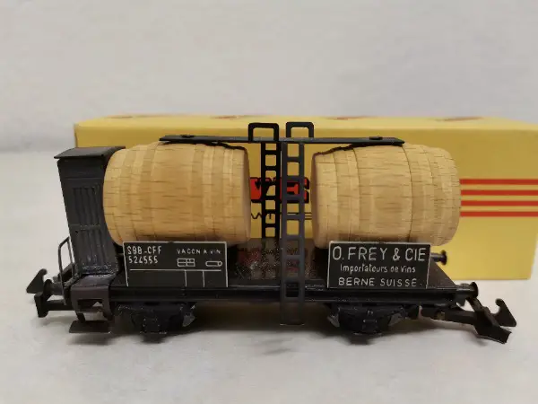 WESA Weinfassw. O. Frey & CIE m. Holzfässern, mit Schachtel