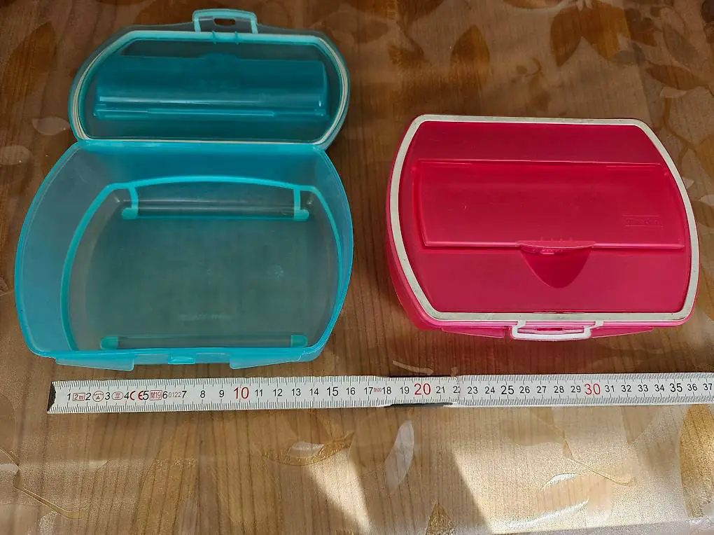 Lebensmittelboxen mit Dichtungsring und Besteckfach