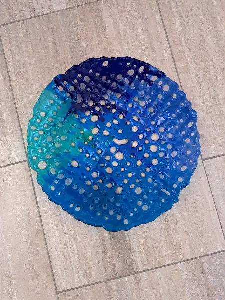 wunderschöne Glasfusing Schale, Früchteschale