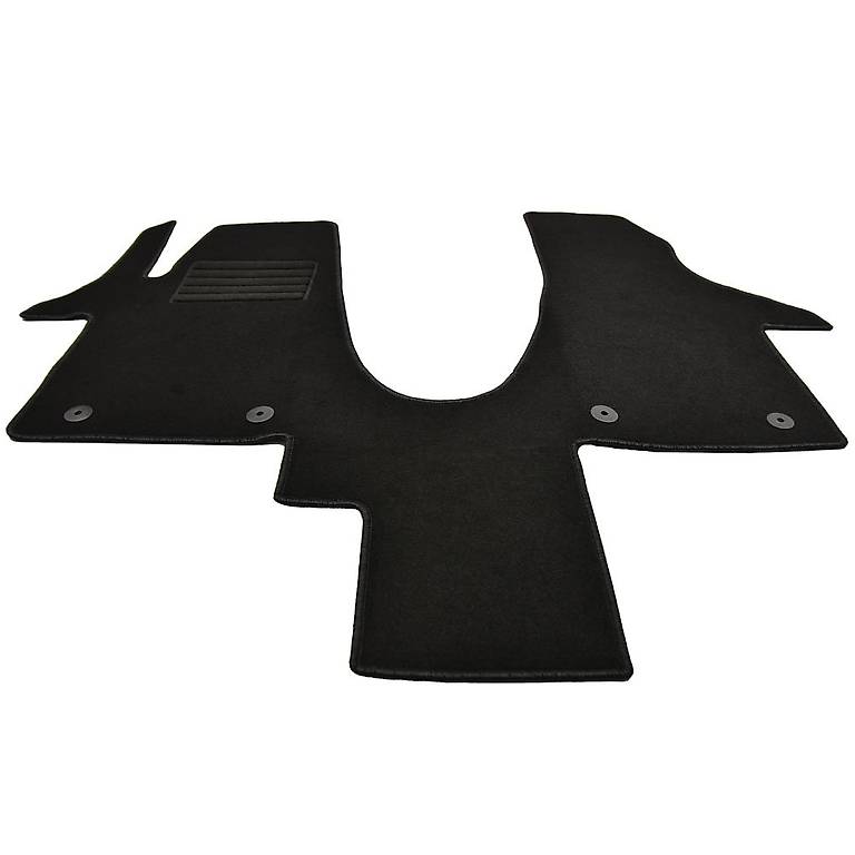 Velours Logo Fussmatten für VW T6.1 2-Einzelsitze ab 2020