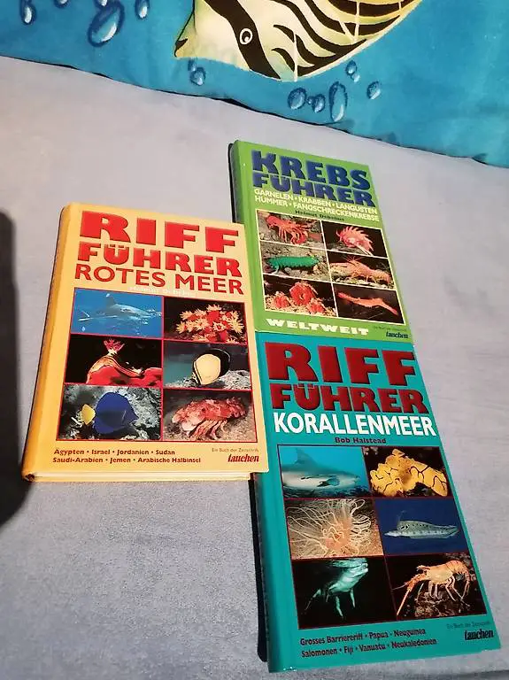 Tauchen Riff Führer, Set aus 3 Büchern