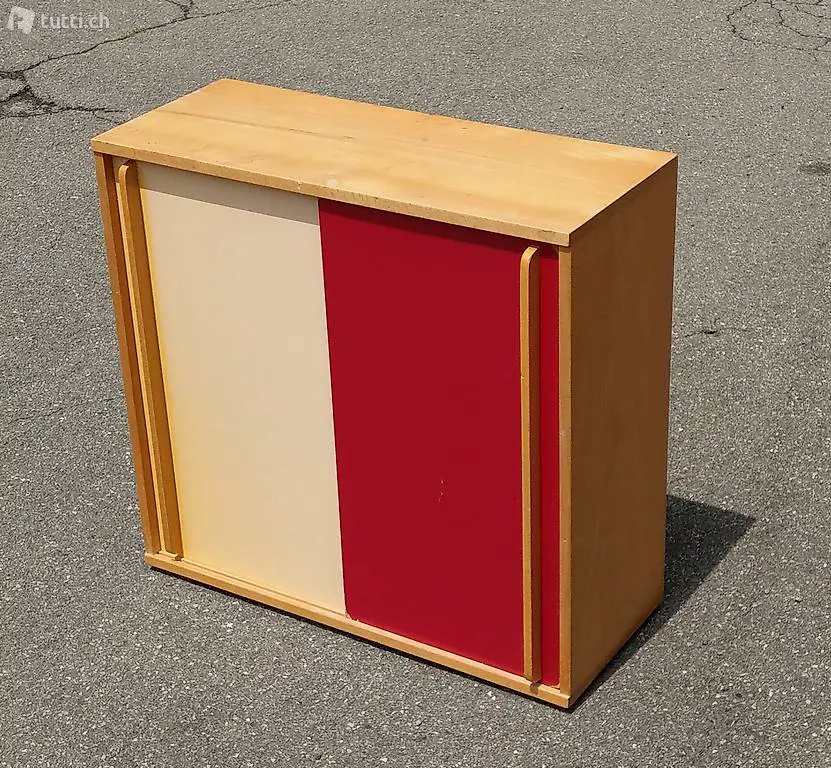  Schiebetüren Garderobenschrank, fifties