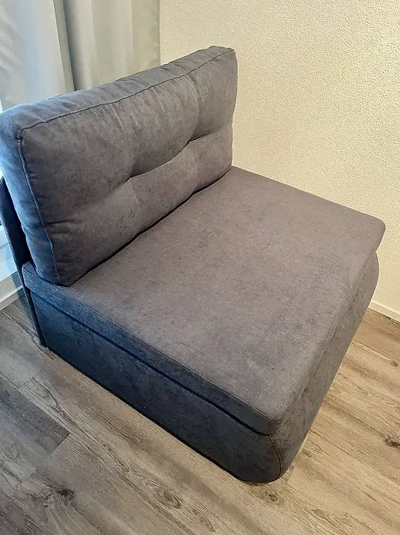 Schlafsessel anthrazit, neu 89x200 Schlaffläche