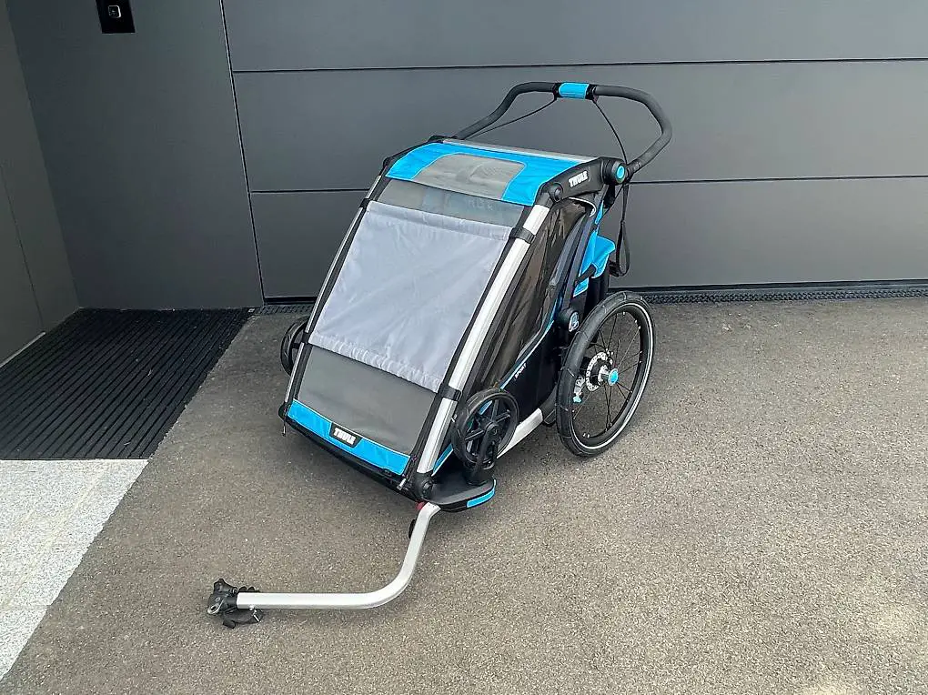 Thule Chariot Sport 2 Blue, Top Zustand, inkl. Zubehör