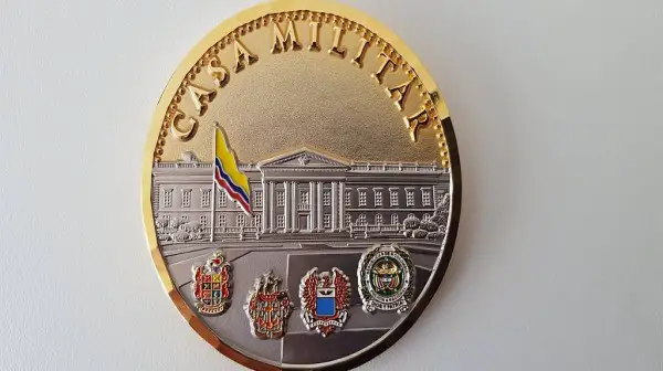 Coin der kolumbianischen Militärs
