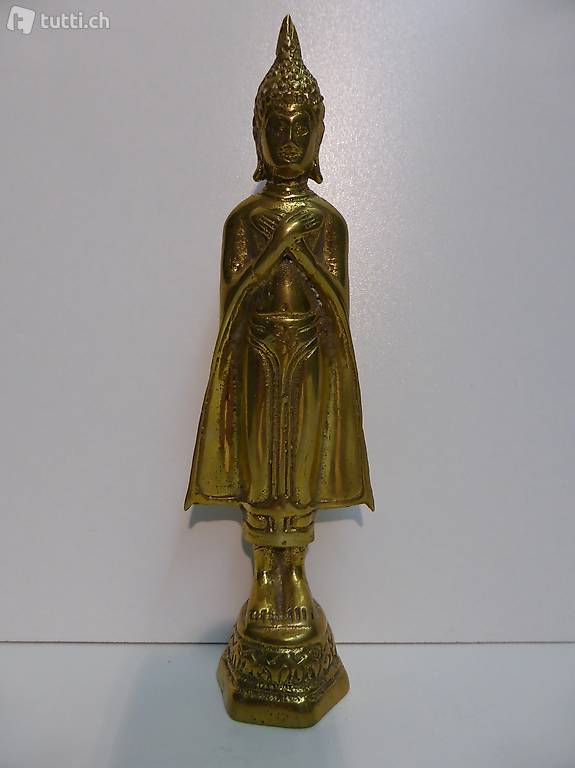 Buddha Figur aus Messing
