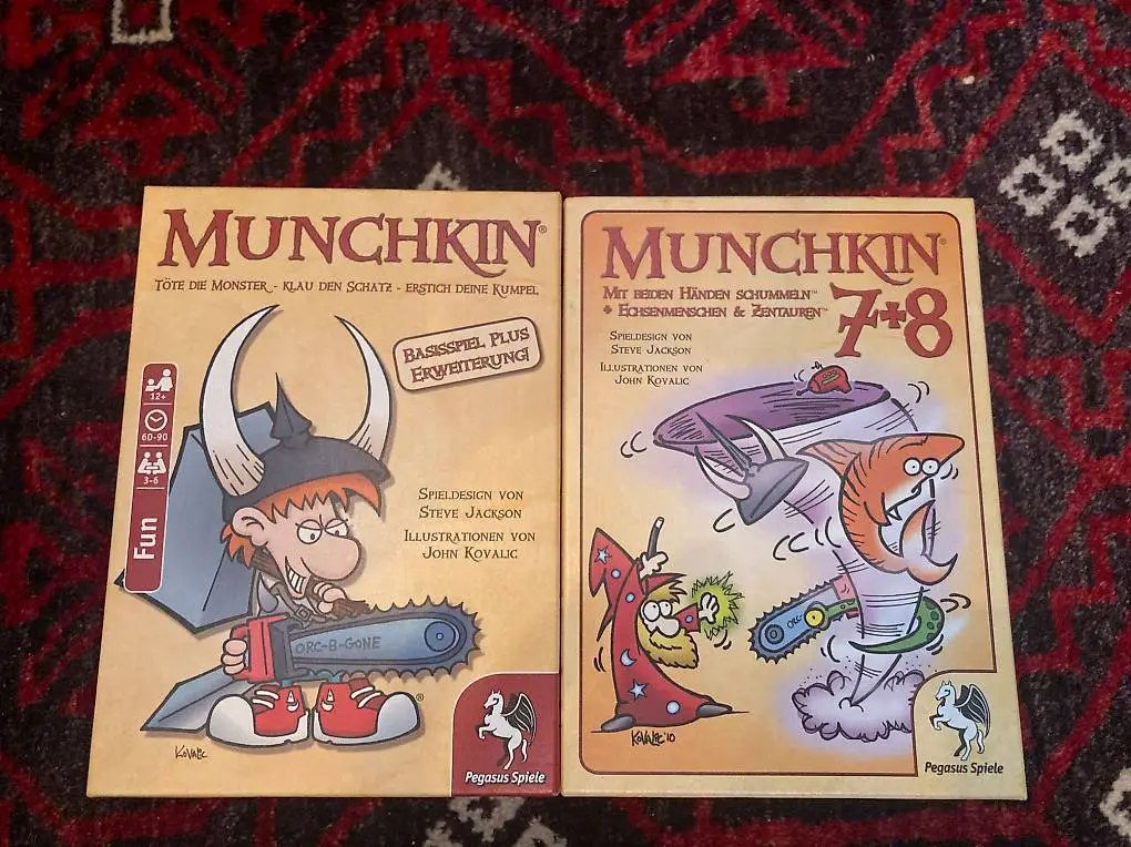 Munchkin Kartenspiel mit Erweiterung