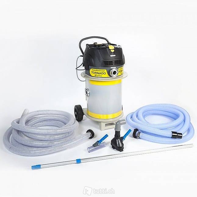  Teichschlammsauger Tornado Biturbo 230 V Komplettpaket neu