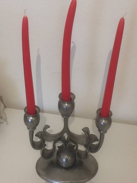 Kerzenständer aus Zinn