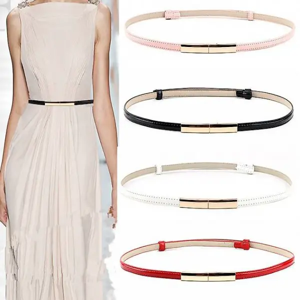  Schmale Vintage Taillengürtel