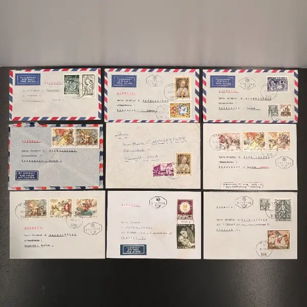 marken couvert post österreich ersttag kirche religion jesus