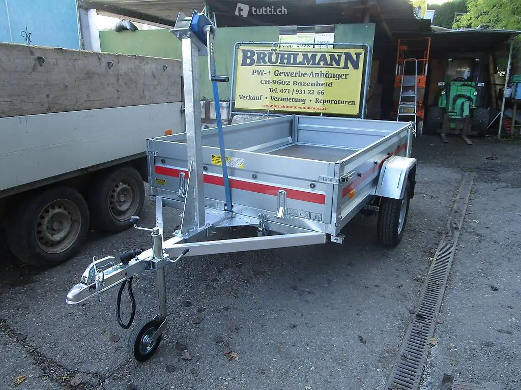  Brühlmann B 237 TE Tieflader Einachser AN 10202