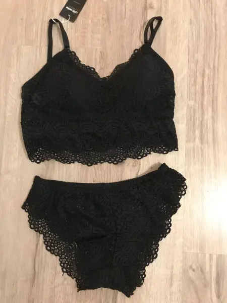 top-set schwarz - neu & ungetragen