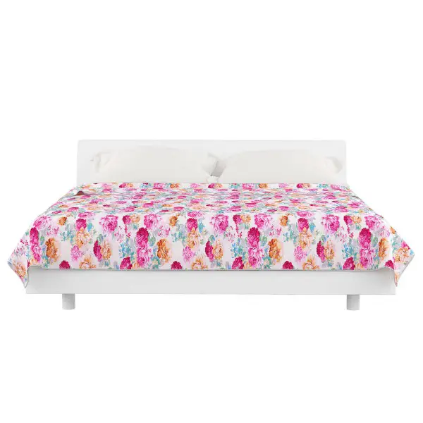  Steppdecke Mehrfarbig 230×260 cm Ultraschall Stoff