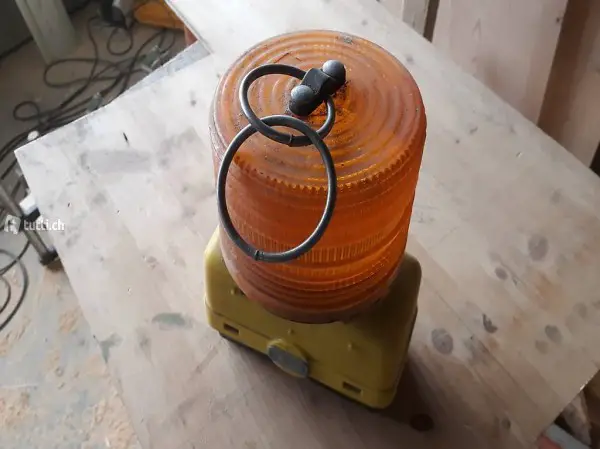 Baustellenlampe Blinklicht