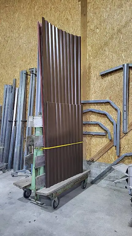 Trapezprofilblech Restposten Sepiabraun