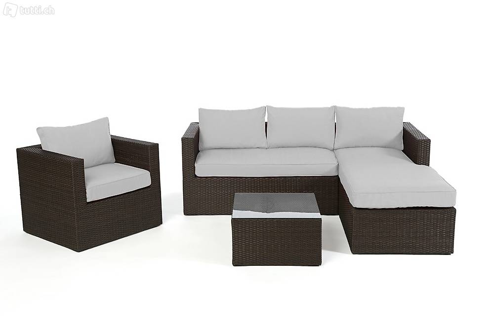  Rattanlounge Wetterfest & UV-beständig