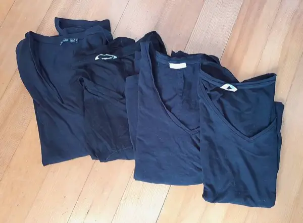 T Shirt Set, Schwarz, Grsse M, neuwertig