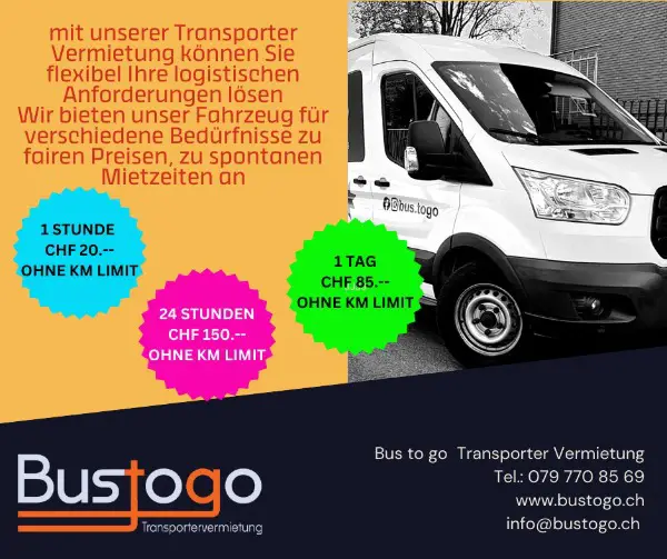 Transporter Vermietung mit den besten Preisen