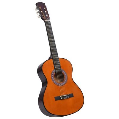  vidaXL Klassische Gitarre fü3/4 36" LindenholzSKU:70120