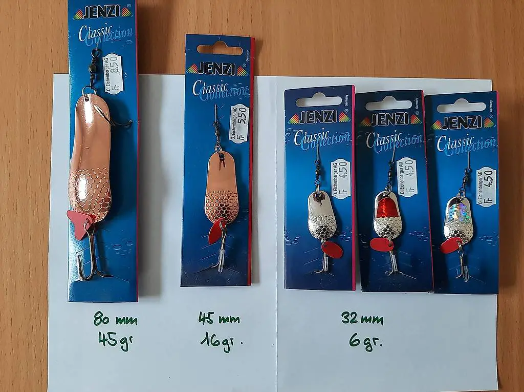 Jenzi Löffel Hechtlöffel Angelköder Jungfischer Angler