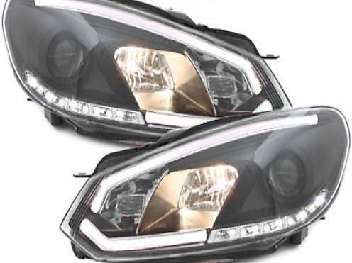  LED TAGFAHRLICHT SCHEINWERFER VW GOLF VI Mit E-Prüfzeichen