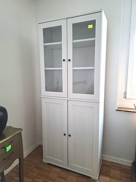 Vitrinenschrank weiss