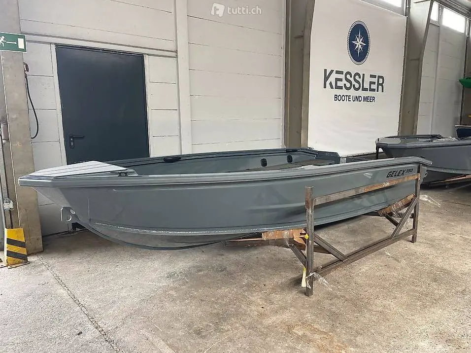  Aluboot Motorboot Angelboot GELEX 390, auf Lager