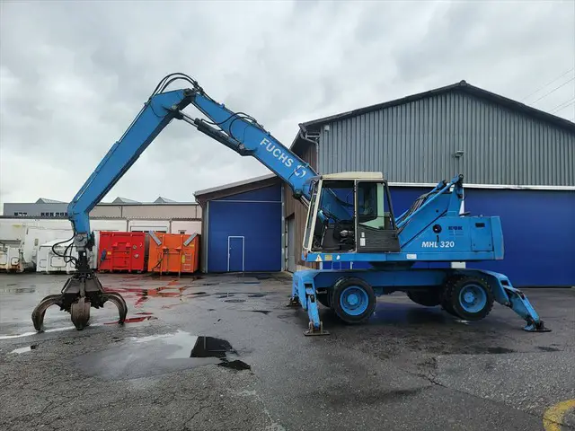 fuchs, mhl320, bagger