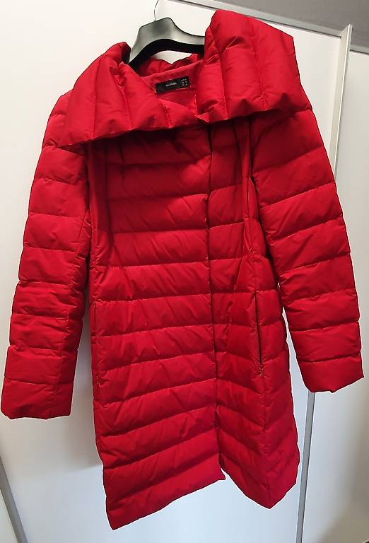 Daunenmantel HALLHUBER, rot - Gr. 44