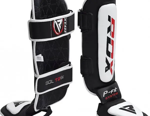  Schienbeinschoner Leder Boxen Schienbeinschutz