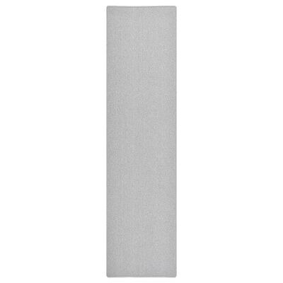  vidaXL Teppichläufer Hellgrau 80x300 cmSKU:326996