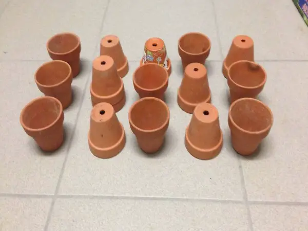 Tontöpfchen zum Basteln, Backen usw