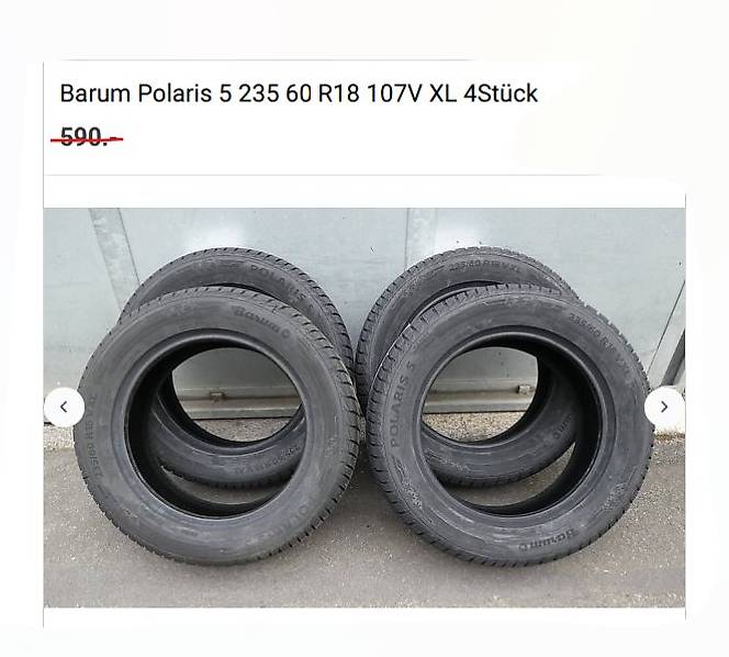 Barum Polaris 5 235 60 R18 107 V XL 4Stück